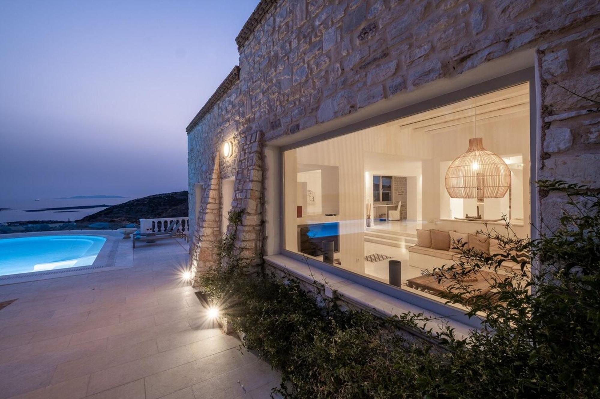 Luxury Villa Aethra -Island Living Paros- Exteriör bild